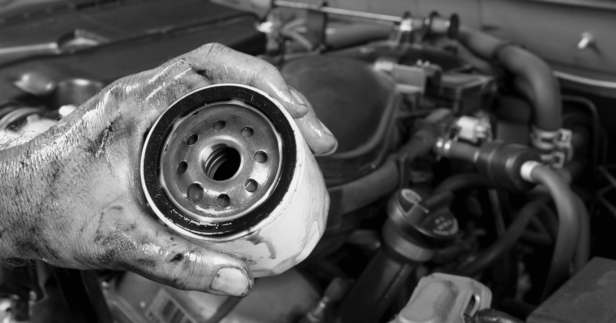 filtro de óleo está sujo