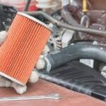 filtro de combustível e motor
