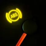 luz de abs acesa